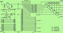 Schematic of UR-4 interface from ZX