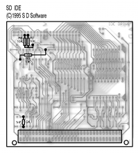Version 1 PCB Layout rear